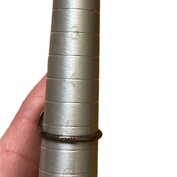 Vintage Sterling JBS Mexico Inlayed Ring - Picture 4 of 4